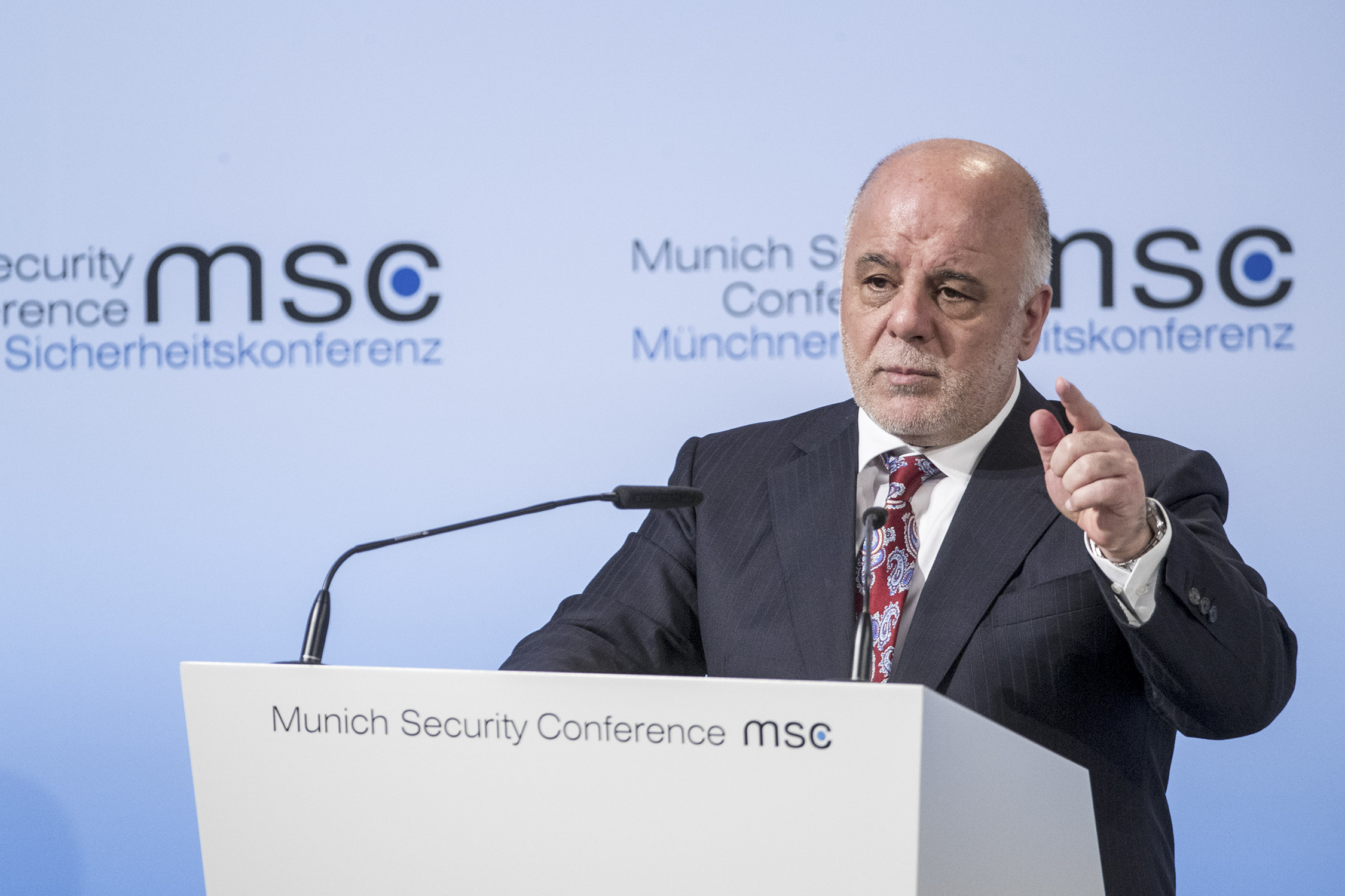 Haider al-Abadi, Prime Minister of Iraq, at the Munich Security Conference