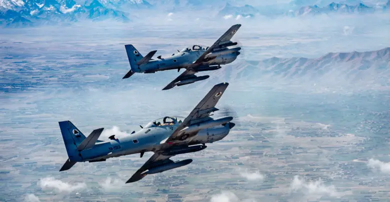 A-29 Super Tucanos over Afghanistan