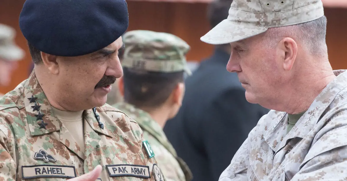 akistan's General Raheel Sharif, and US Marine General Joseph Dunford