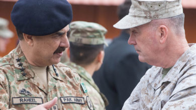 akistan's General Raheel Sharif, and US Marine General Joseph Dunford