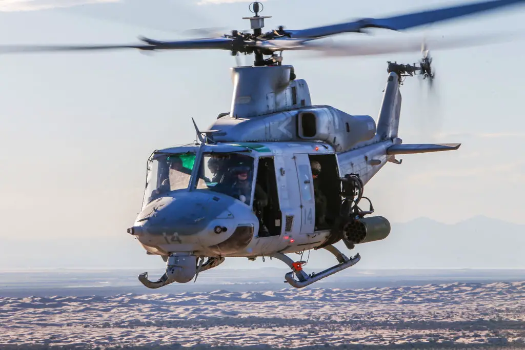 US Marine Corps UH-1Y Venom helicopter