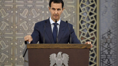 Syrian President Bashar al-Assad in Damascus