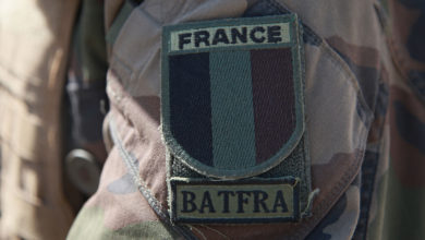 France military patch BATFRA Afghanistan