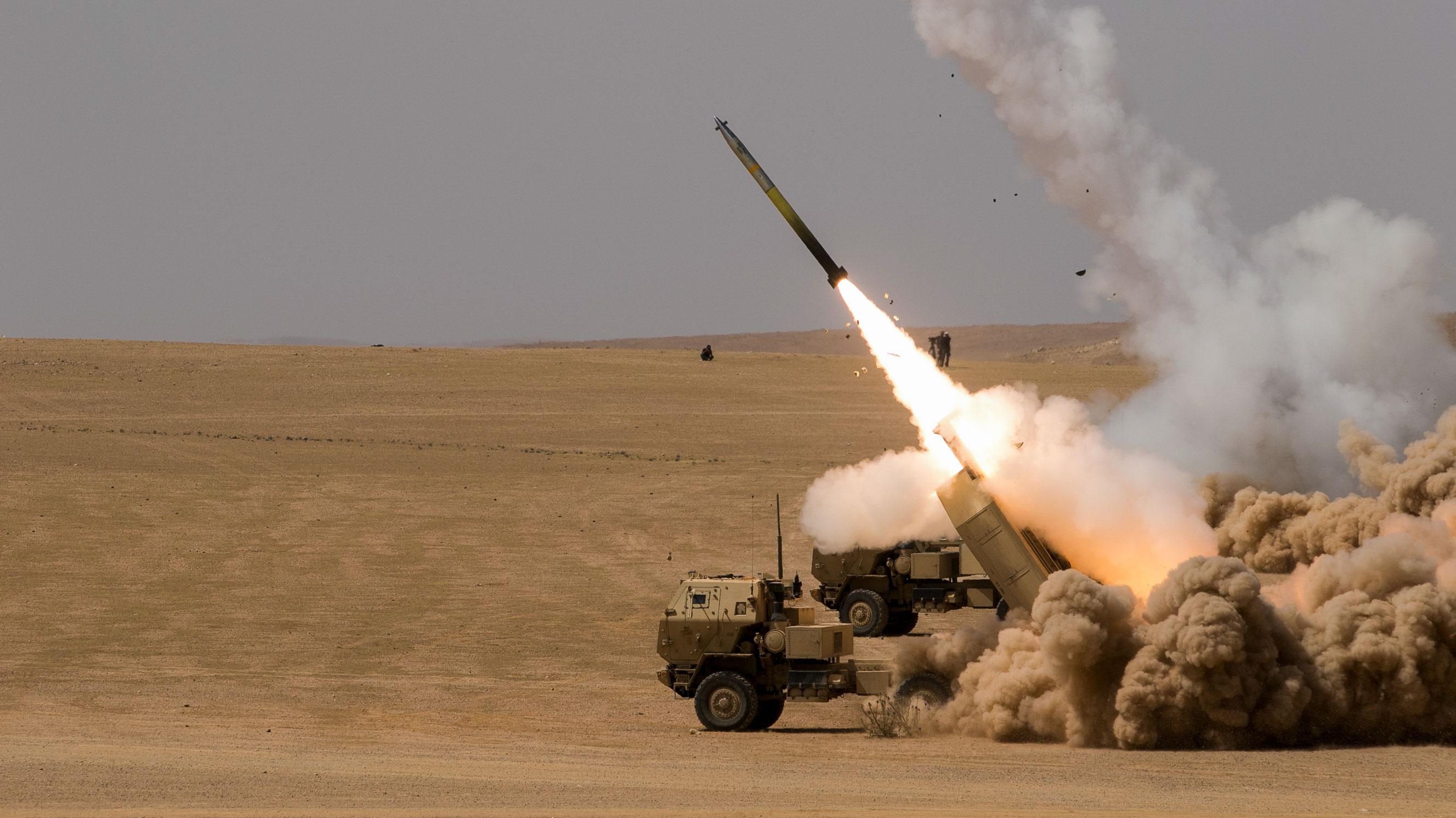 High Mobility Artillery Rocket System (HIMARS) live fire