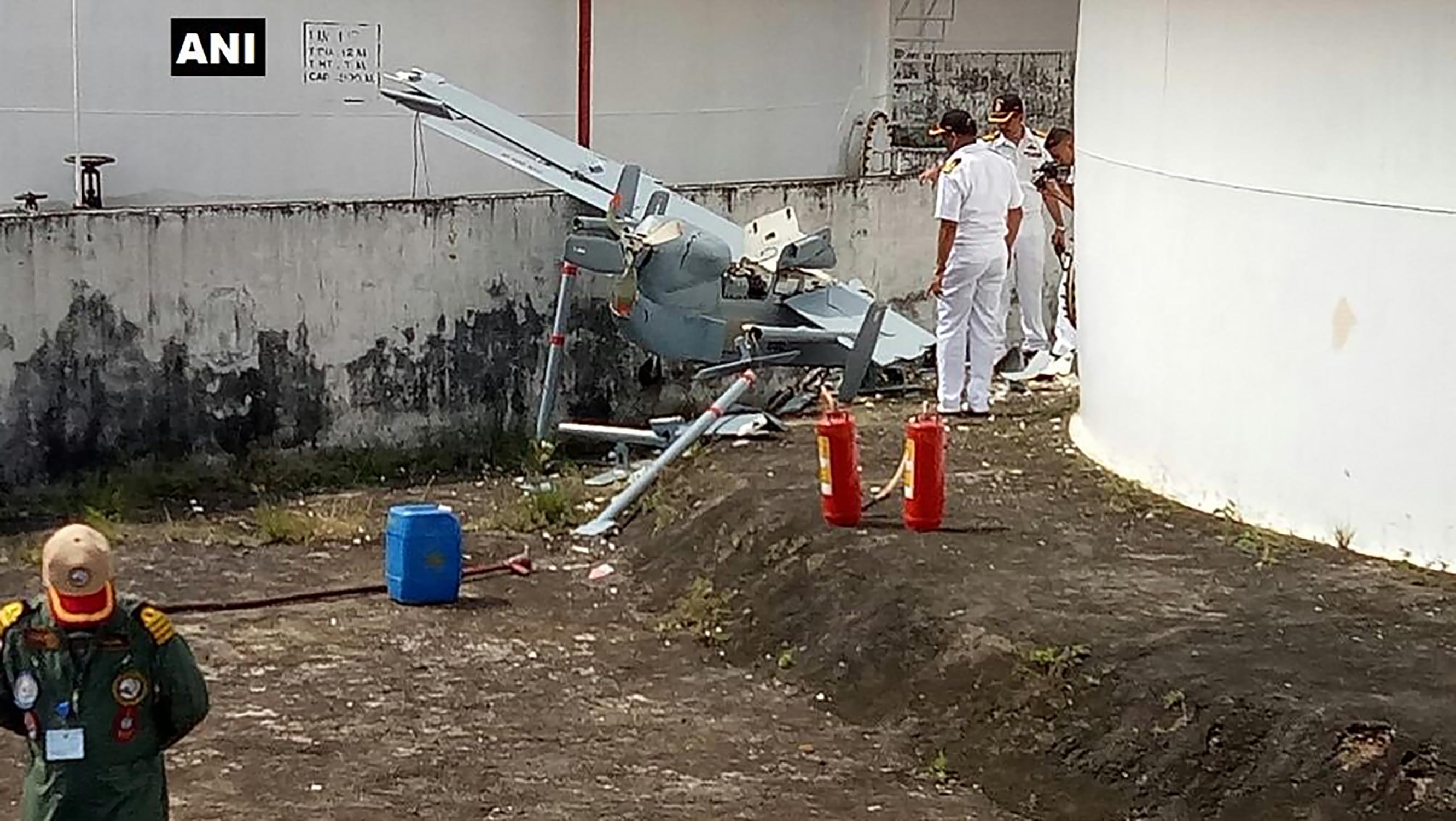 India Navy Searcher drone crash Kochi