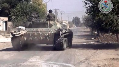Syrian Arab Army forces in Deir Ezzor city