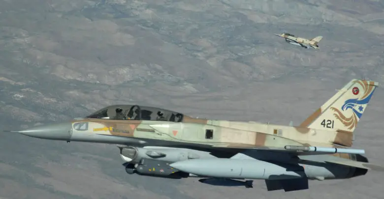 Israel Air Force F-16 jets