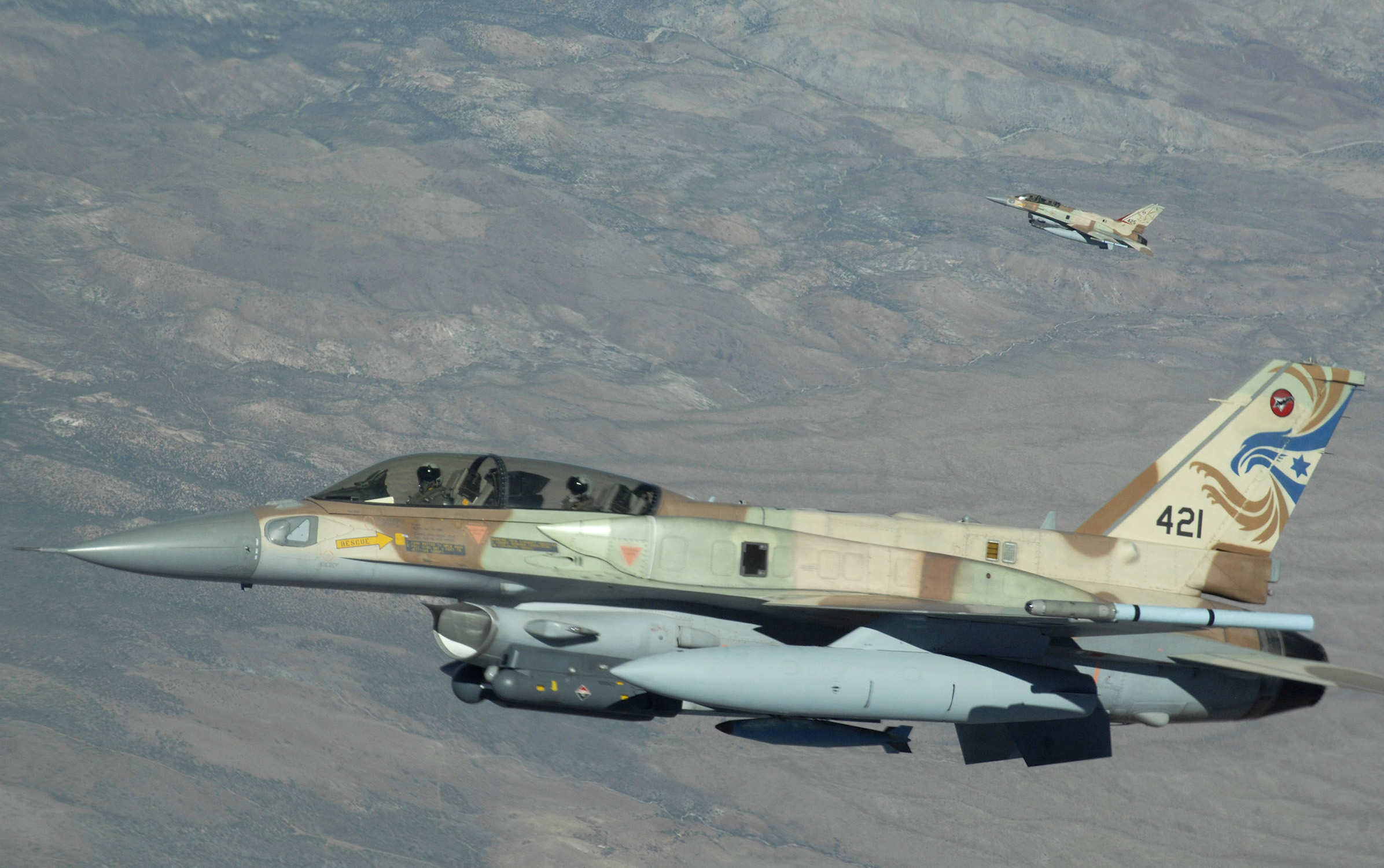 Israel Air Force F-16 jets