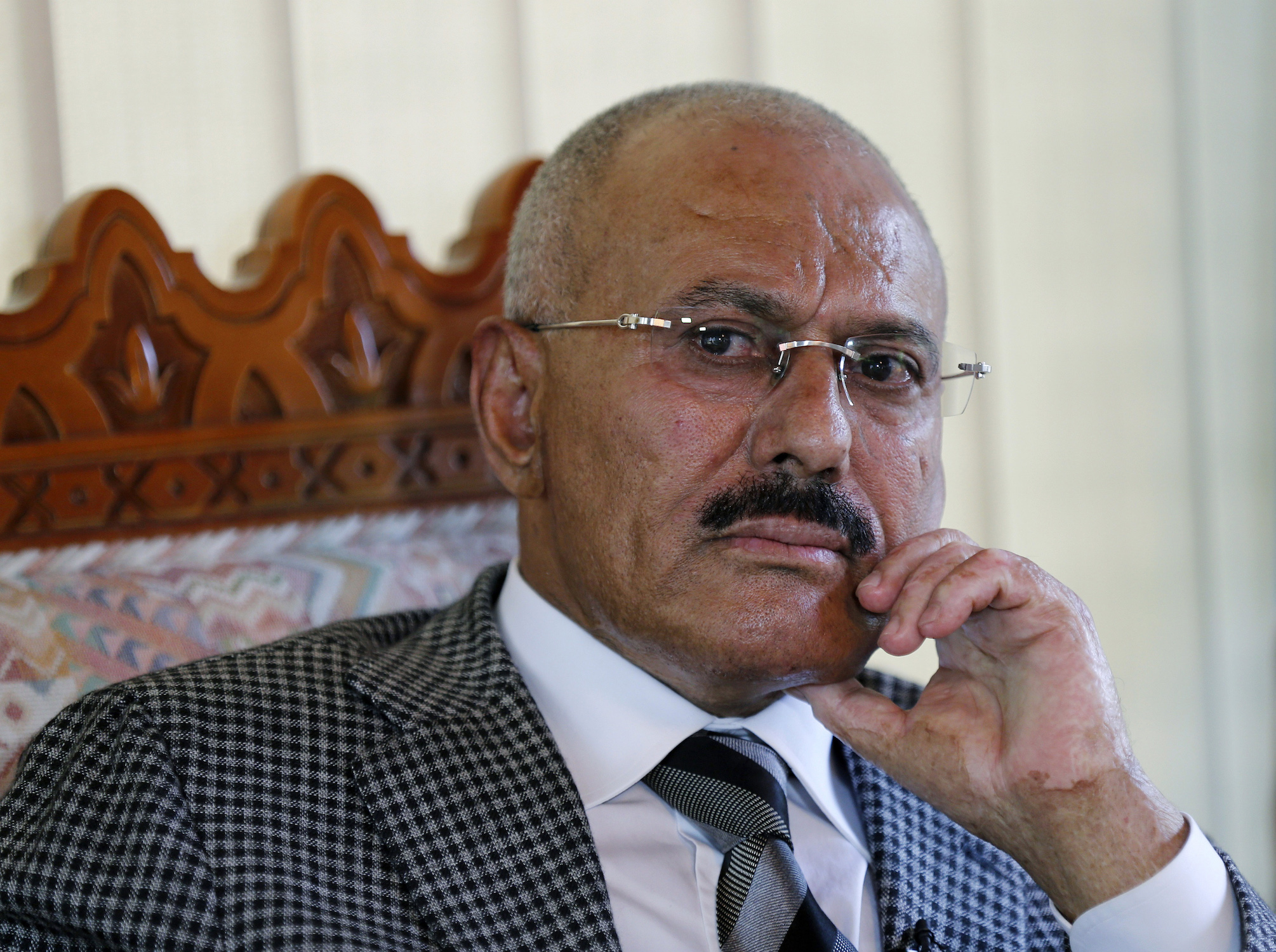 Ali Abdullah Saleh, former president of Yemen