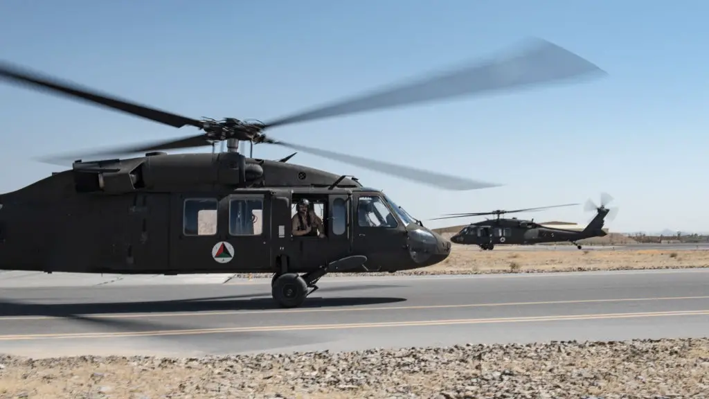 Afghan Air Force UH-60A Black Hawks