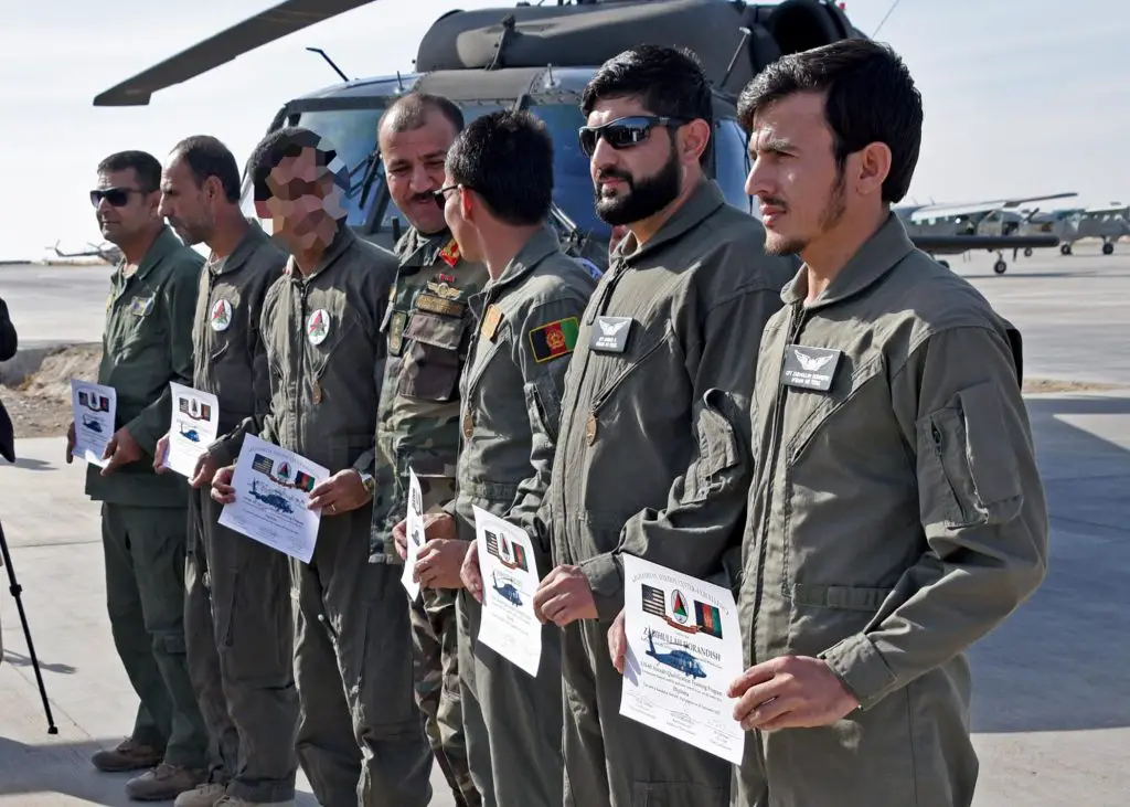 Afghan Air Force UH-60 Black Hawk pilots graduate
