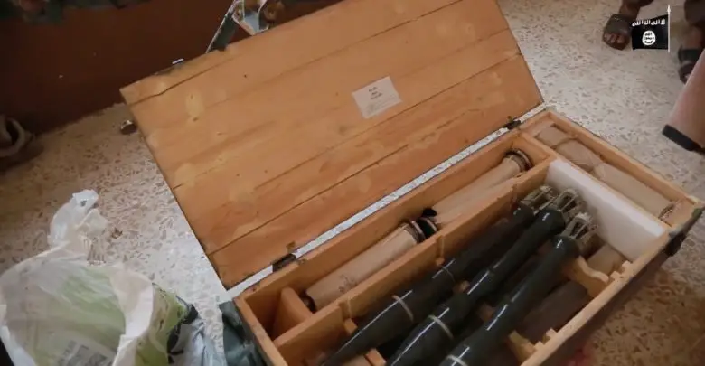 PG-9 rockets in an ISIS propaganda video