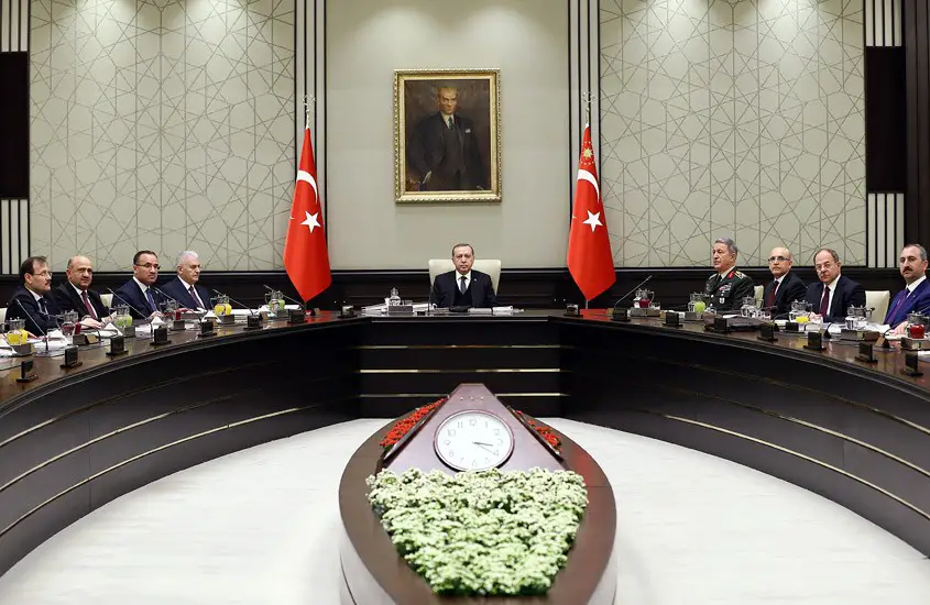 Turkey National Security Council meeting