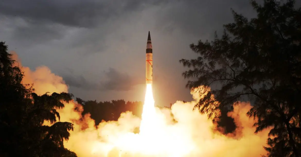 India's nuclear capable Agni-5 ICBM