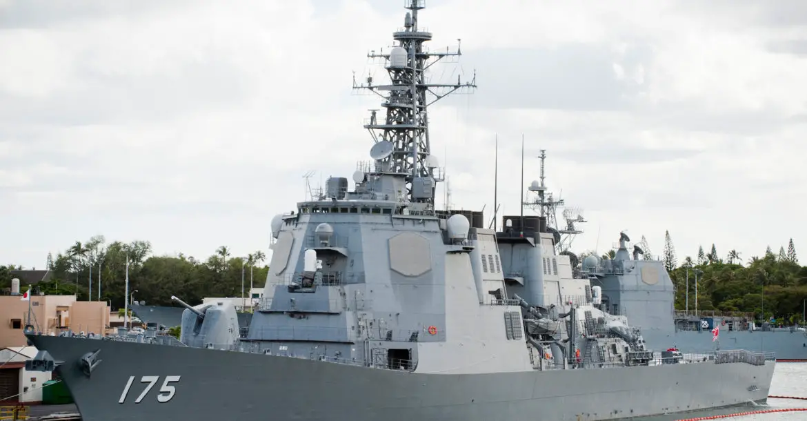 AEGIS-equipped Japan Maritime Self-Defense destroyer JMSDF Myoko