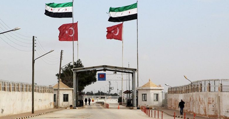 Border crossing between Syria and Turkey