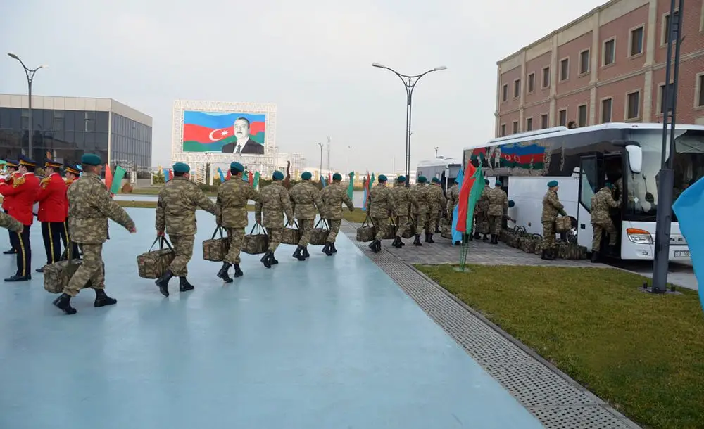 Azerbaijani troops deploy to Afghanistan