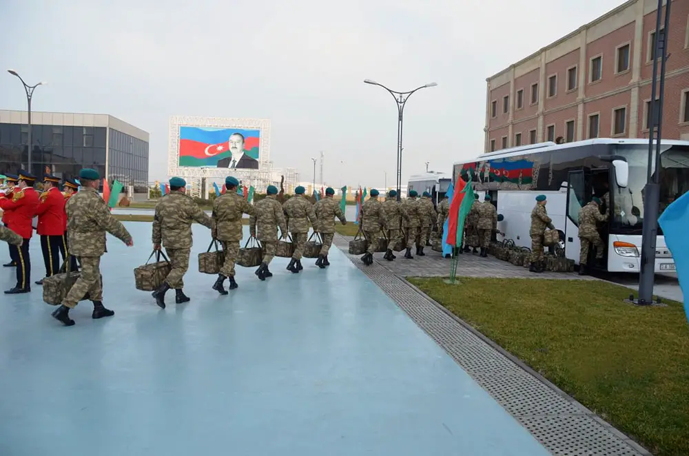Azerbaijani troops deploy to Afghanistan