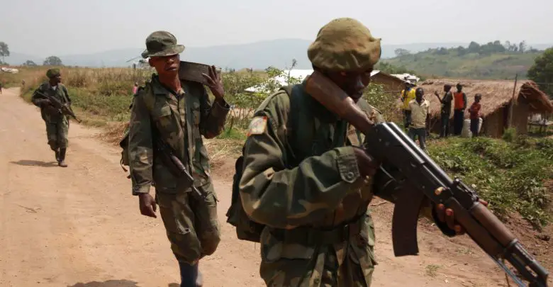 Democratic Republic of Congo soldiers