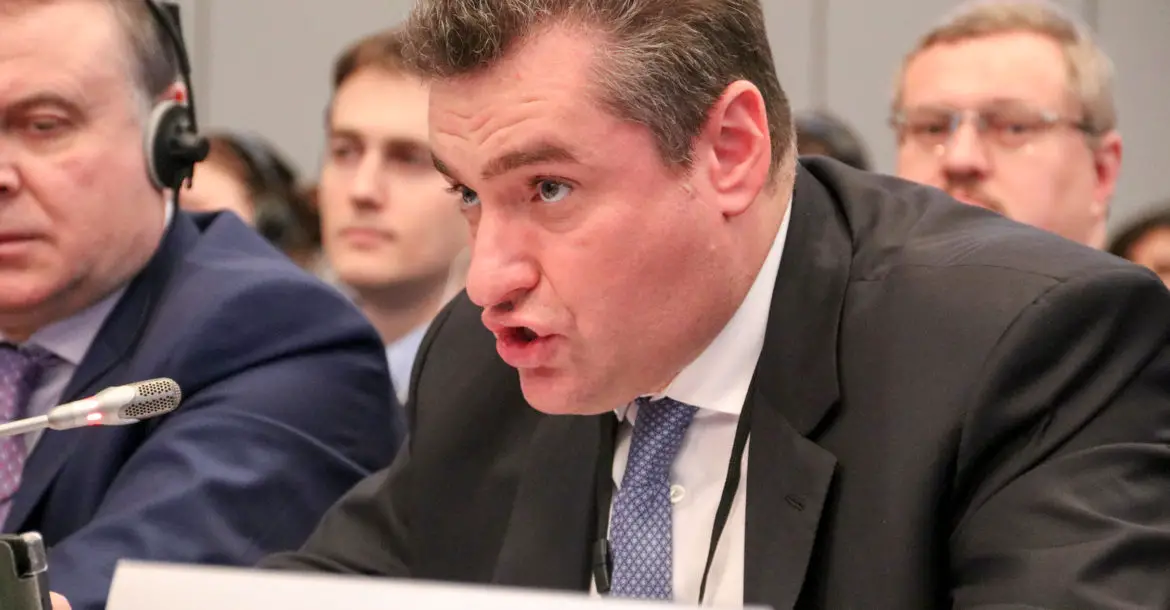 Russian politician Leonid Slutsky
