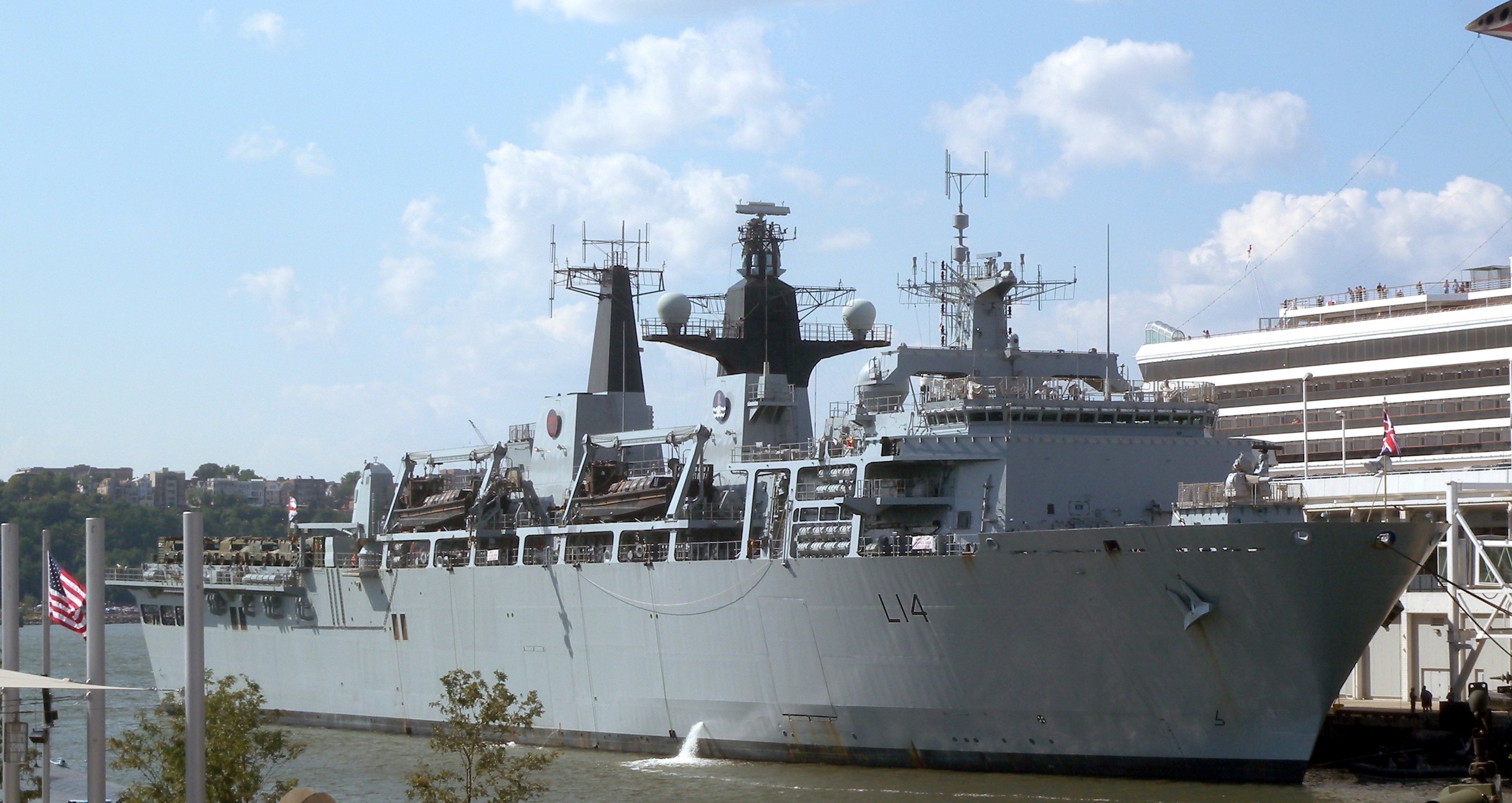 UK Royal Navy amphibious assault ship HMS Albion