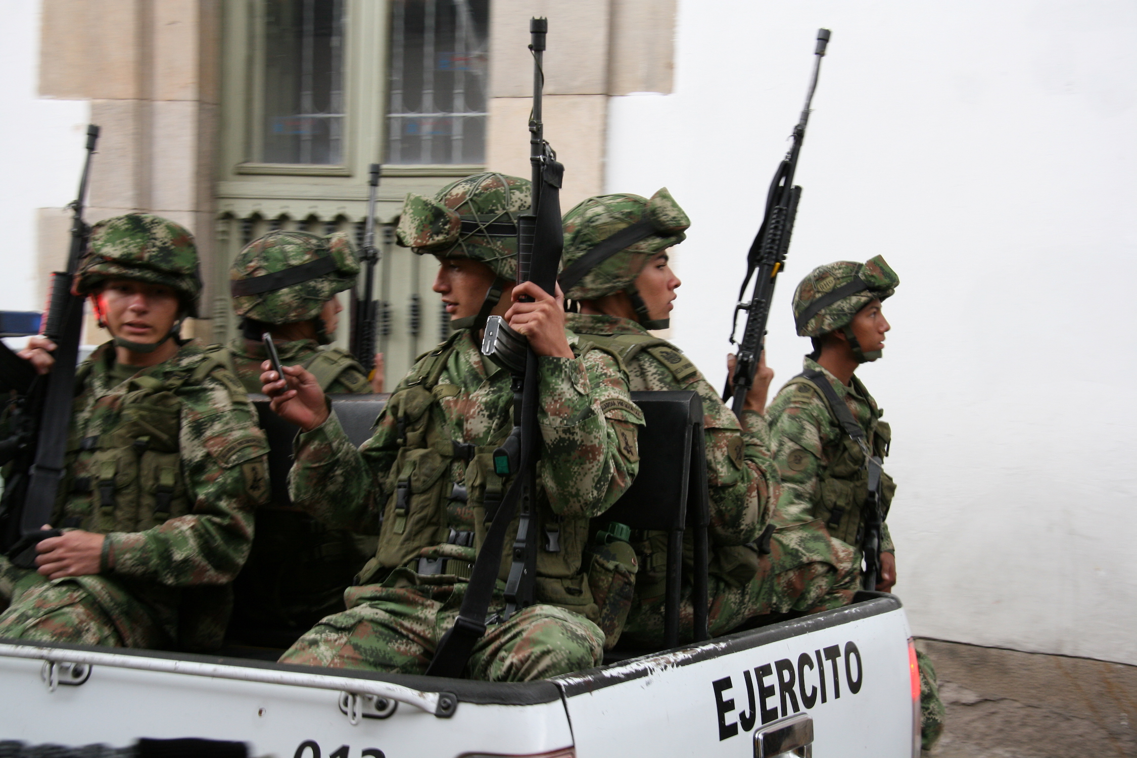 Colombia military police
