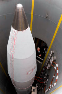 Defense Secretary Robert Gates in GMD missile silo