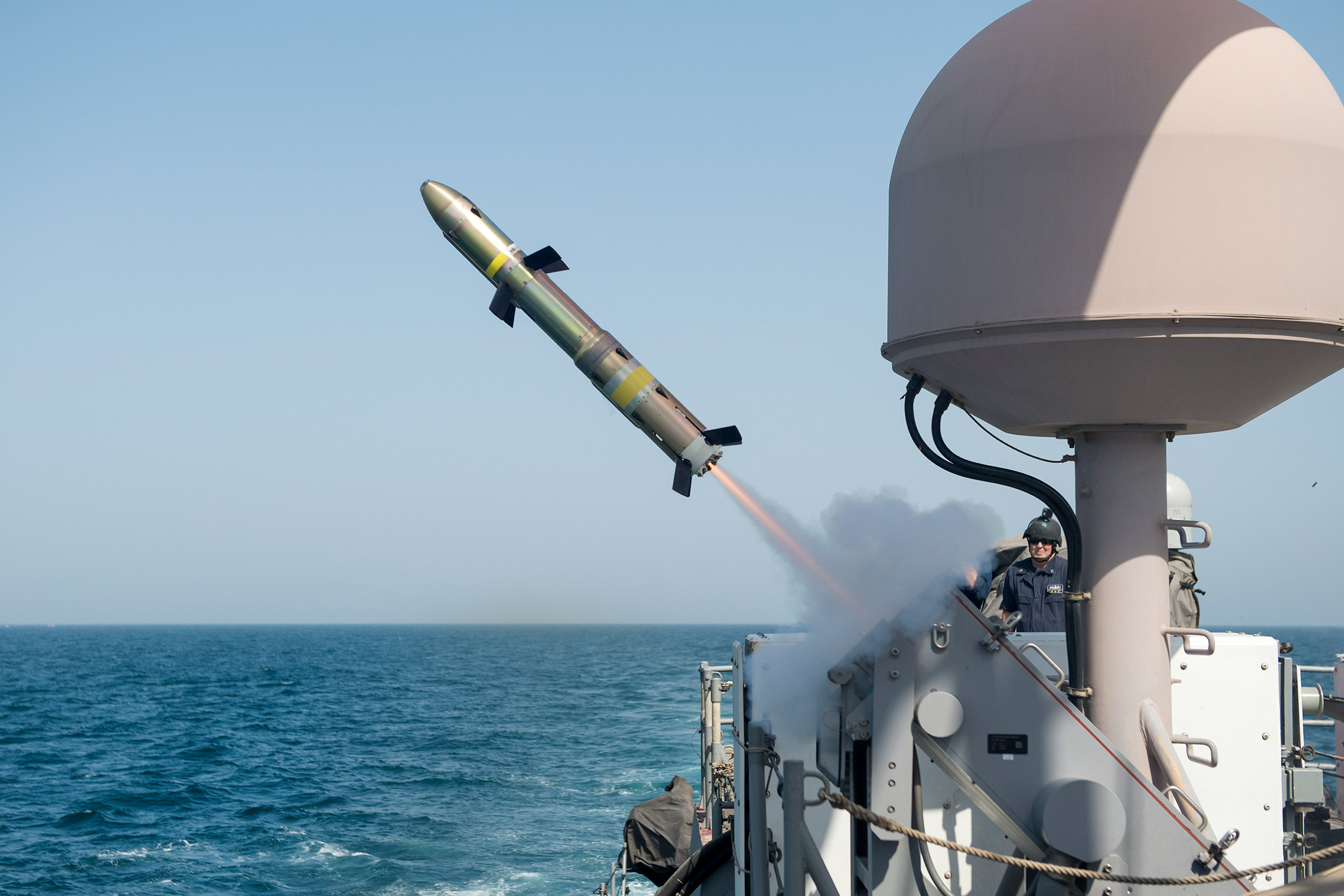 AGM-176 Griffin missile firing