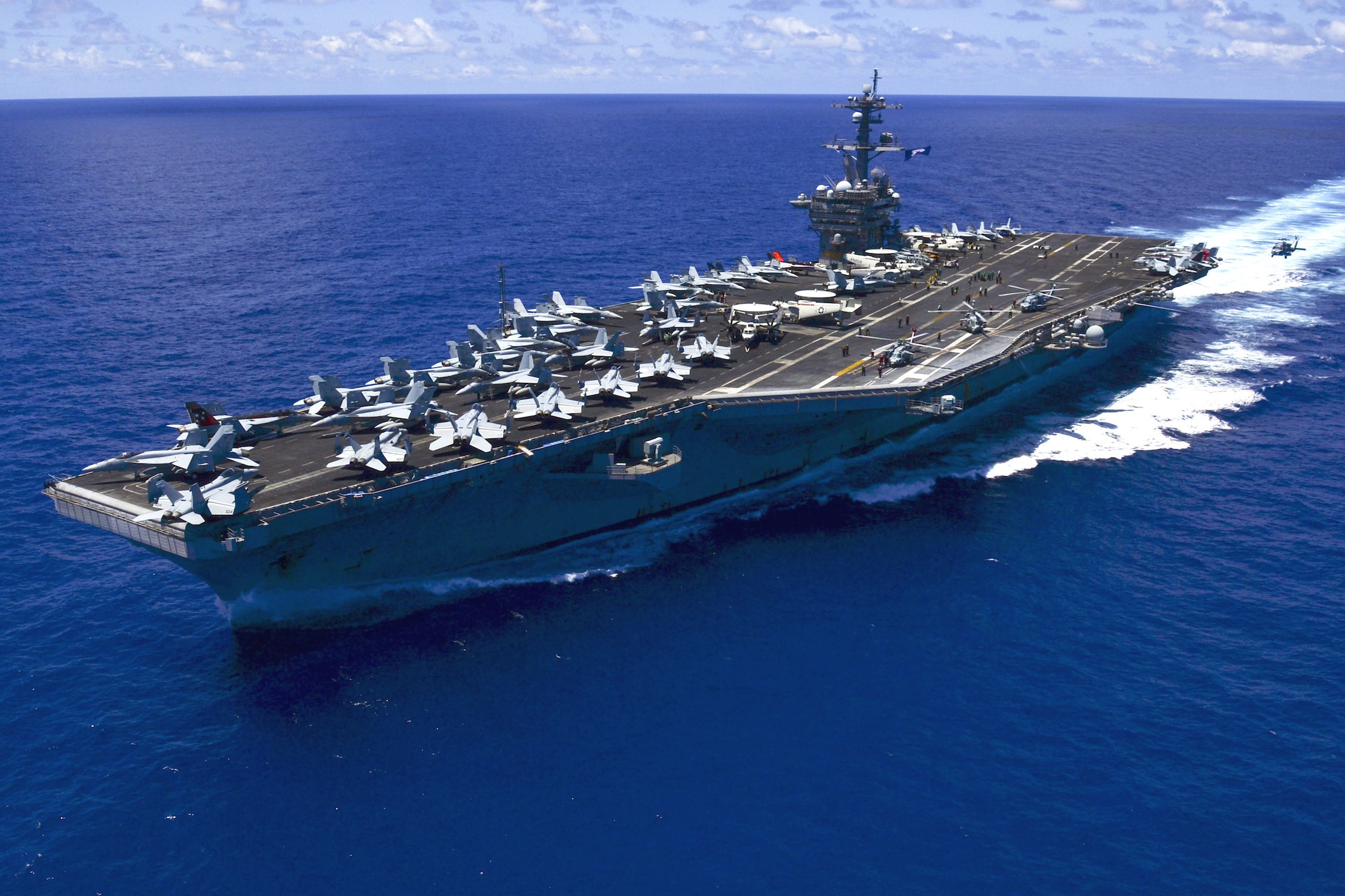 US aircraft carrier USS Carl Vinson