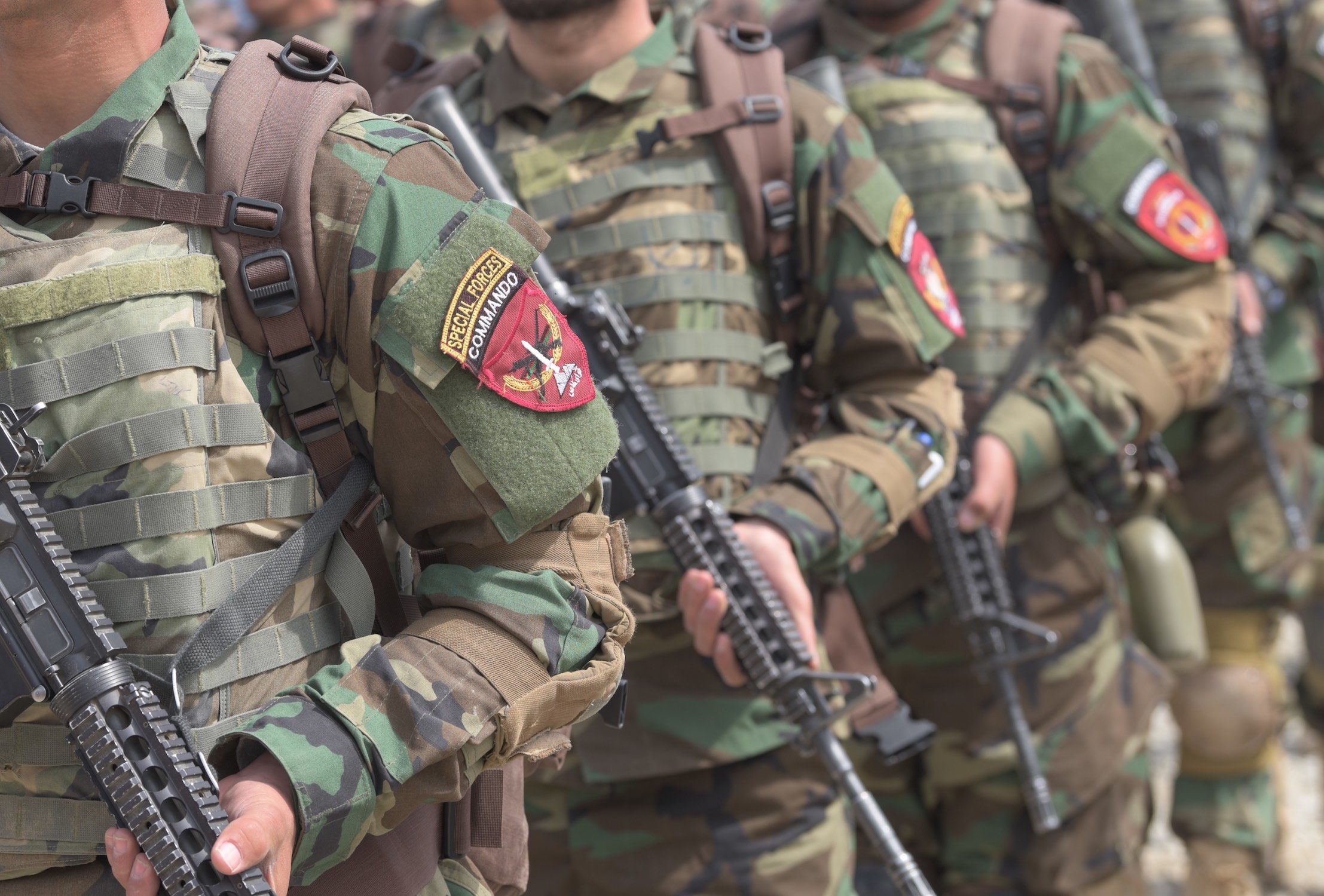 Afghan National Army soldiers