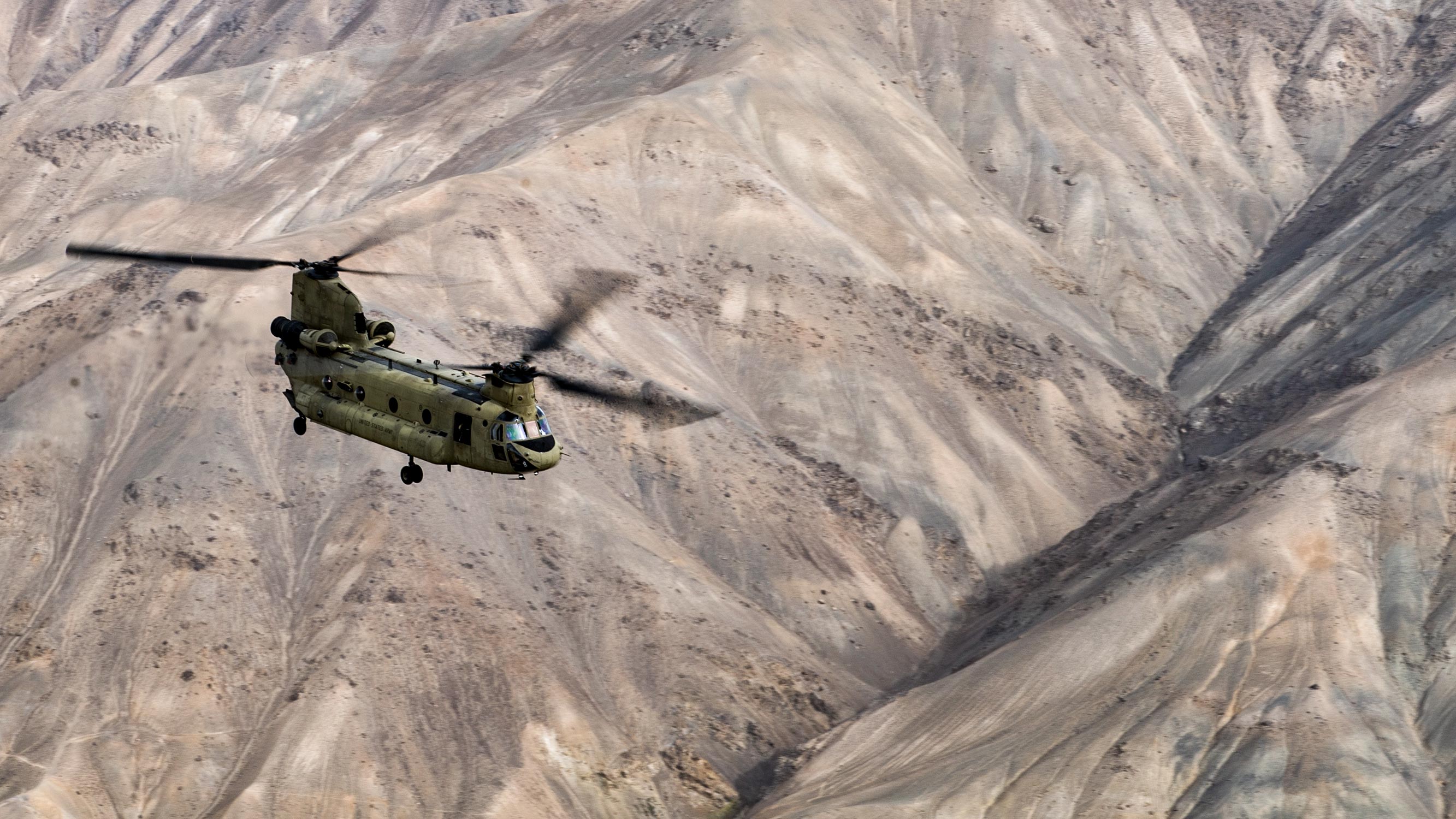 CH-47F Chinook helicopter, Afghanistan