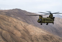 CH-47F Chinook helicopter Afghanistan