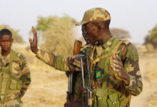 Nigerien officer conducts training during Exercise Flintlock 2017