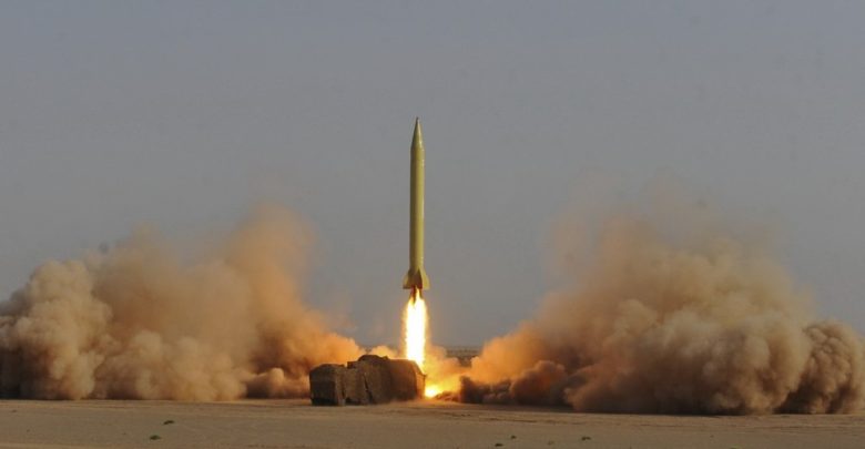 Iran tests a Shahab-3 medium-range ballistic missile
