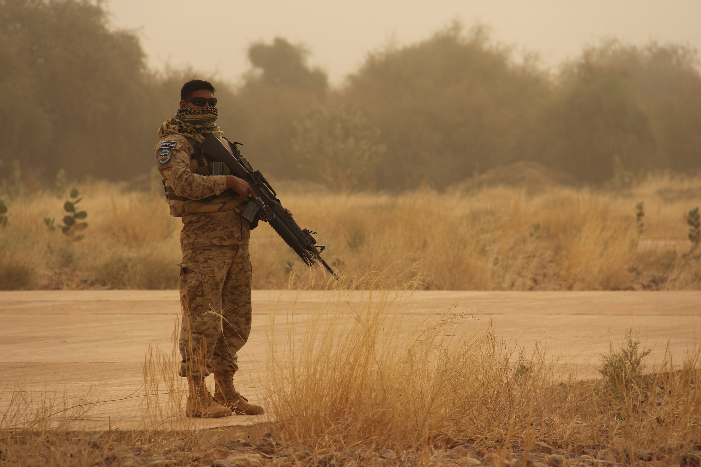 Minusma peacekeeper in Mali