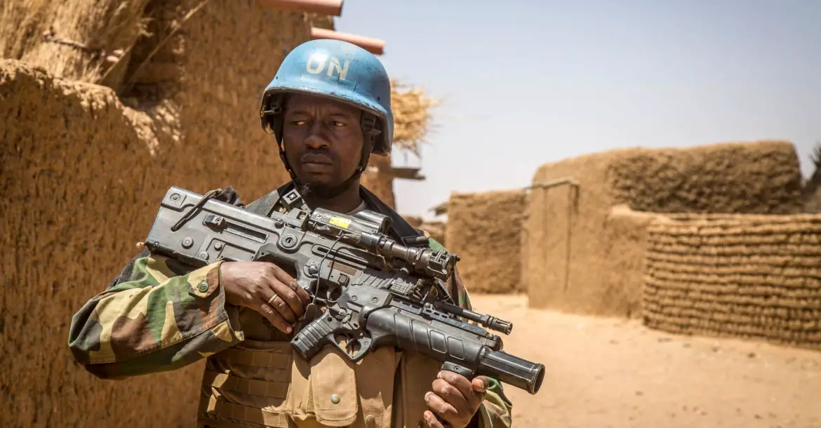 Senegal peacekeeper in Mali