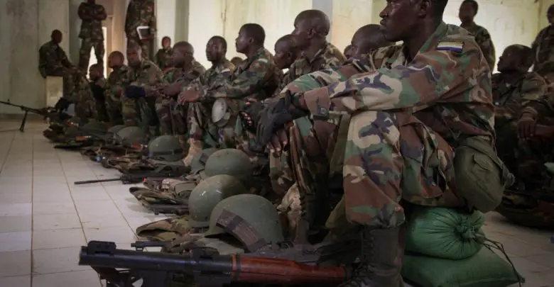 Sierra Leone troops