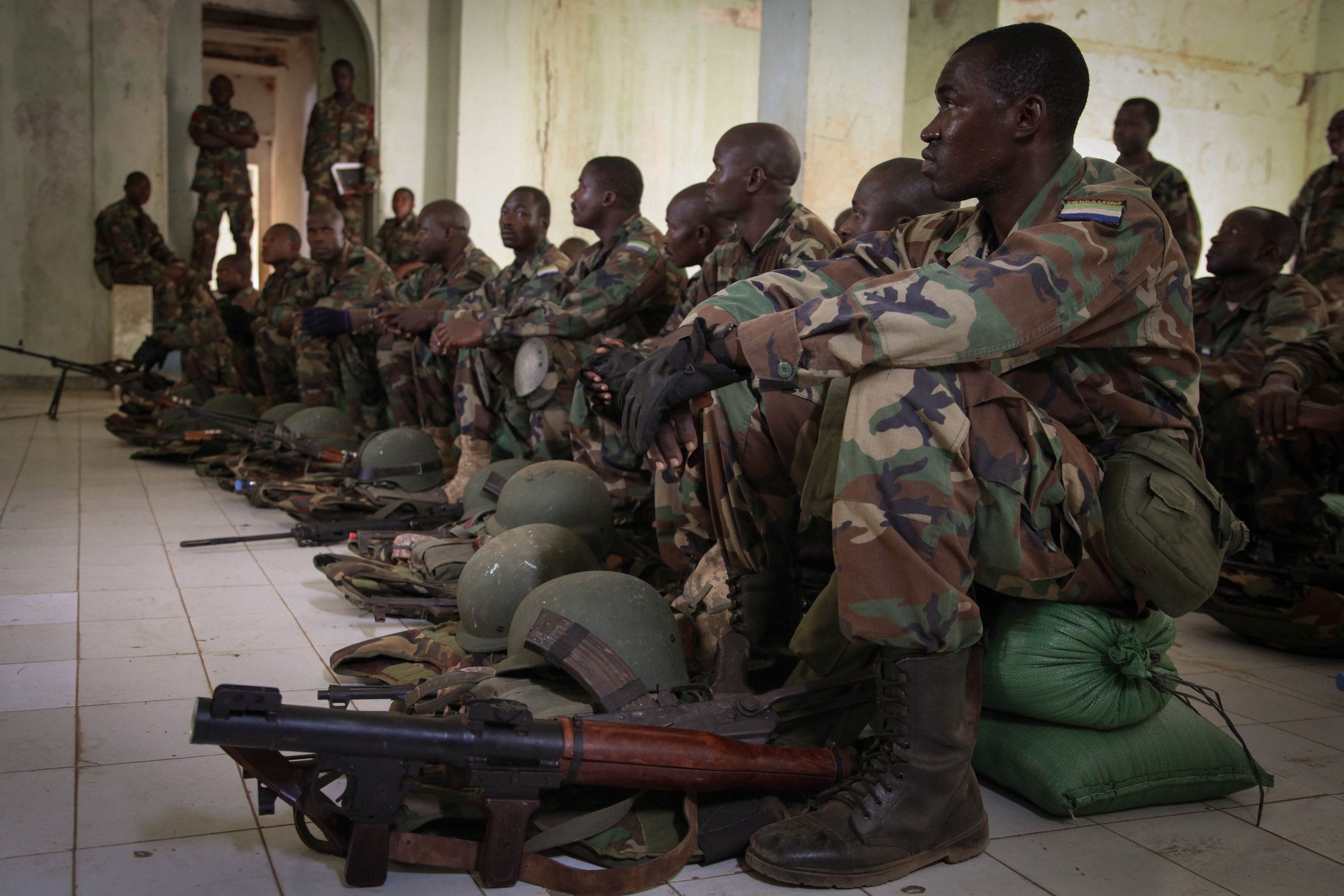Sierra Leone troops