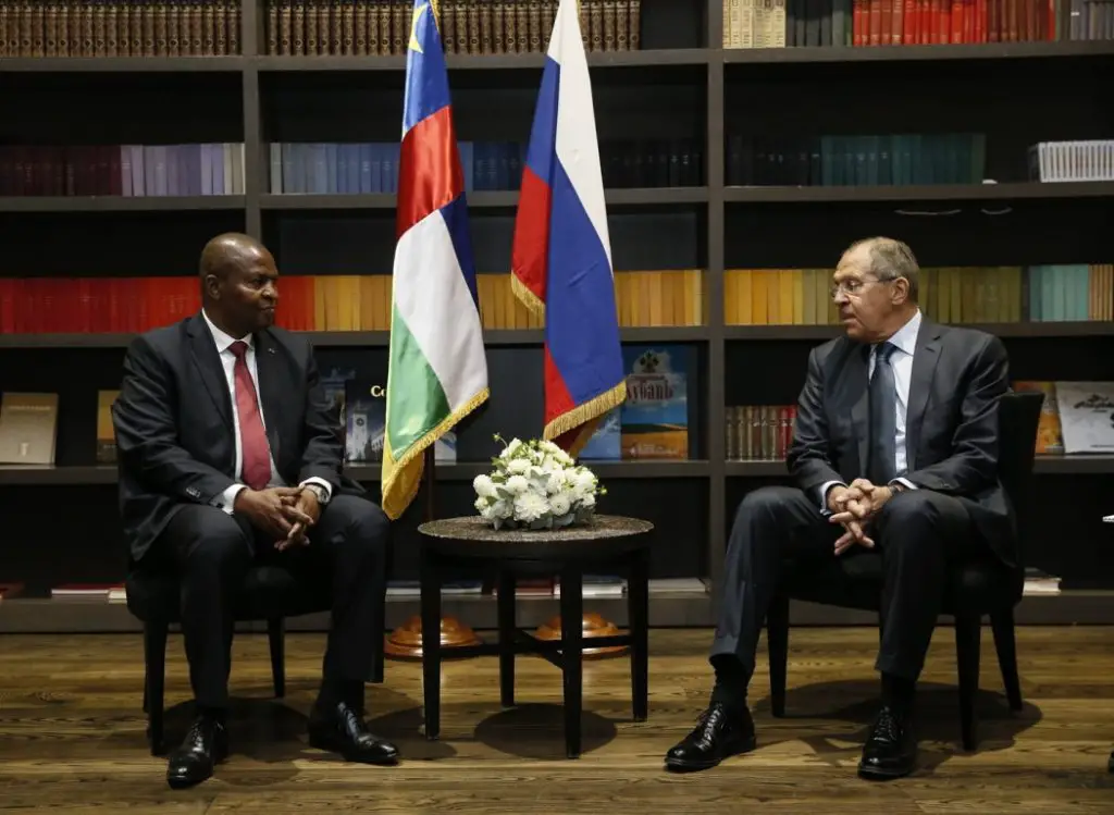 Foreign Minister Sergey Lavrov met in Sochi with President of the Central African Republic Faustin-Archange Touadera