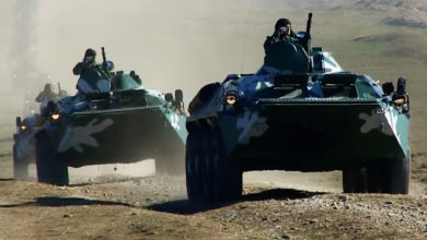 Azerbaijani BTR-70 armored personnel carriers