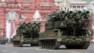 Russian Buk-M2 surface-to-air missile systems