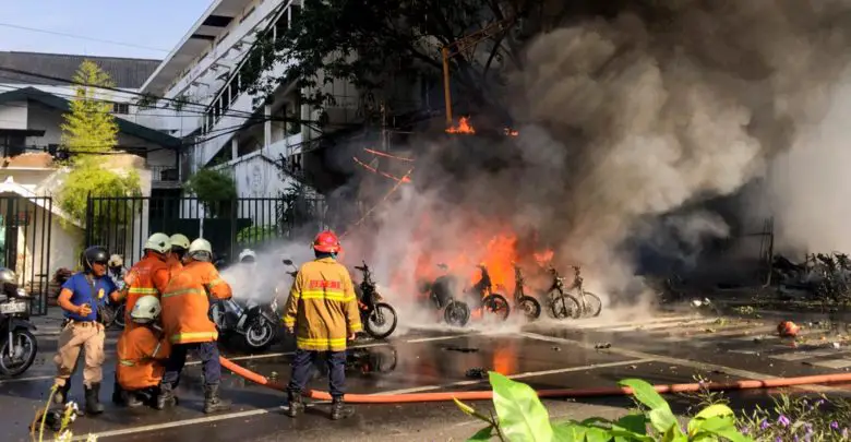 Explosion at Surabaya church