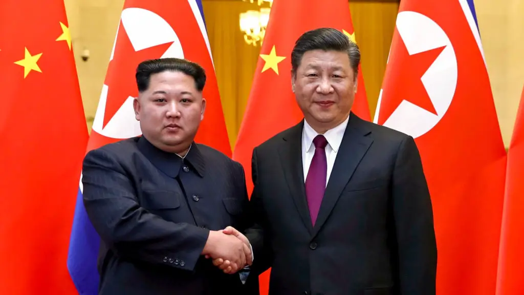 Kim Jong-un meets Xi Jinping