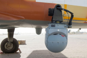 MX-15 camera on a Chadian Air Force C-208