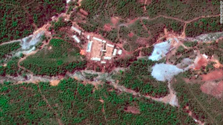 Nuclear test site in Punggye-ri, North Korea
