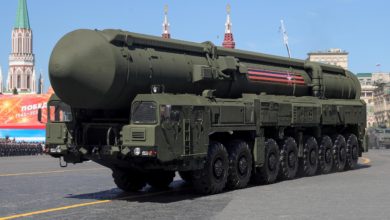 Russian RS-24 Yars mobile intercontinental ballistic missile system