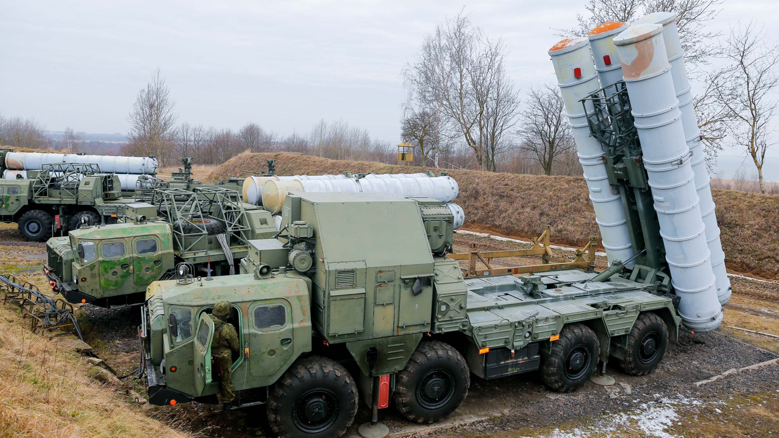 Russian S-300 air defense missile systems