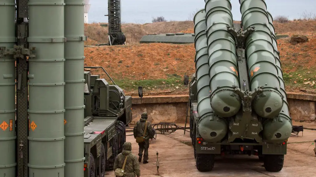 Russian S-400 Triumf air defense missile system