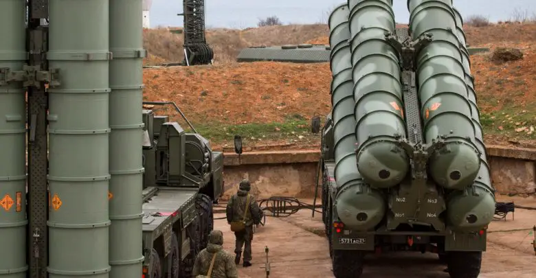 Russian S-400 Triumf air defense missile system