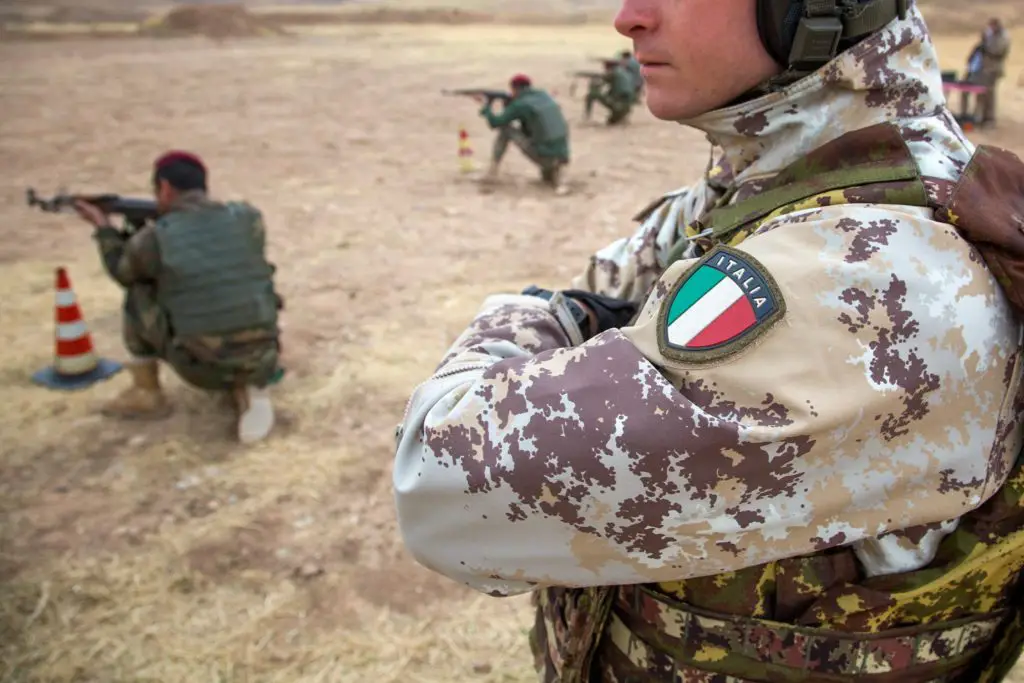 Italy army trainer Iraq